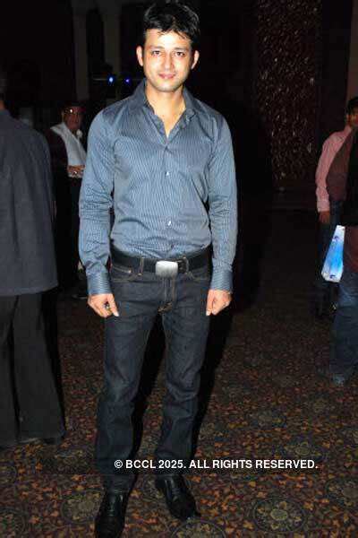 Comal and Sunjoy Waddhwa (R) at the success bash of the TV show 'Balika ...