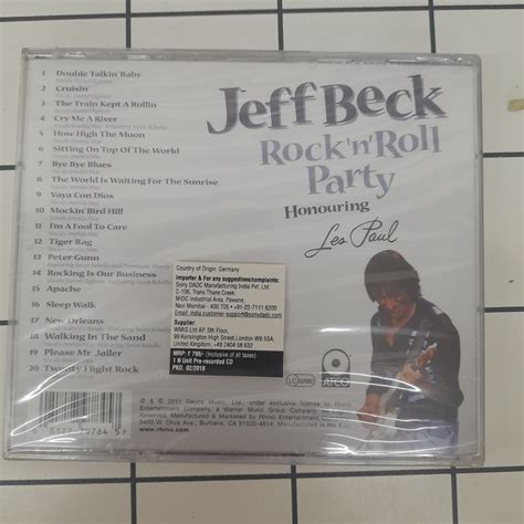 Buy Jeff Beck - Rock 'n' Roll Party (Honoring Les Paul) | Musiccircle ...