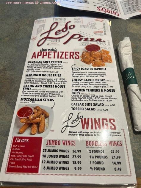 Image result for Ledo Pizza Menu