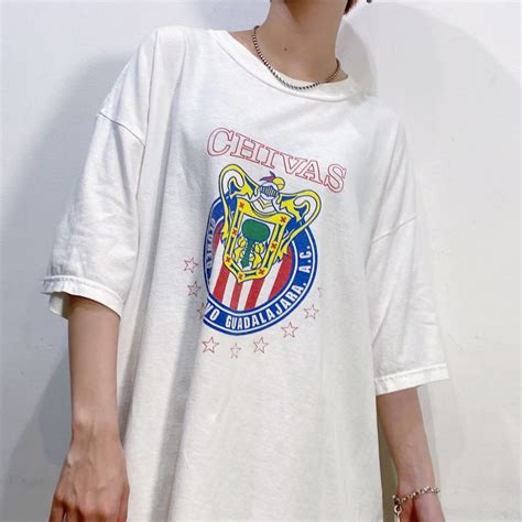 White printed tee【891】 | LEMON