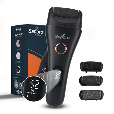 SCR 6007 Electric Callus Remover with 3 Interchangeable Heads – Saporo ...