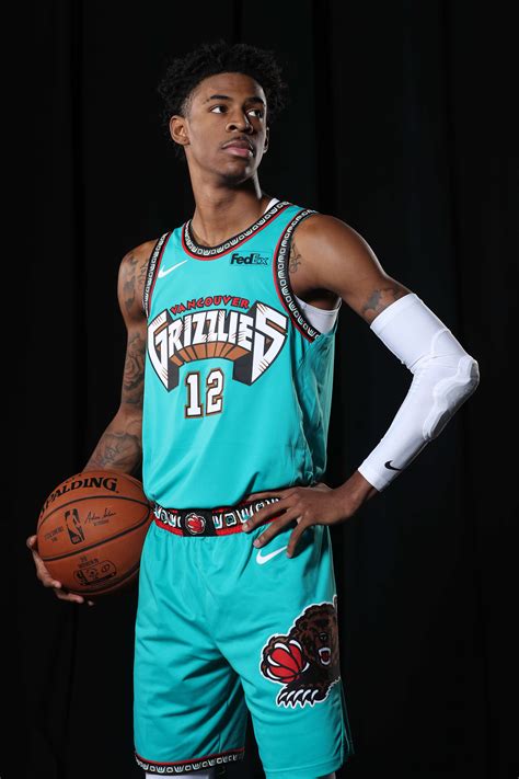 Vancouver Grizzlies 25th Anniversary Throwback Jerseys - Media Day ...