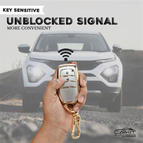 TPU White Gold Key Cover For Toyota: Innova Crysta, Innova HyCross, Hi ...