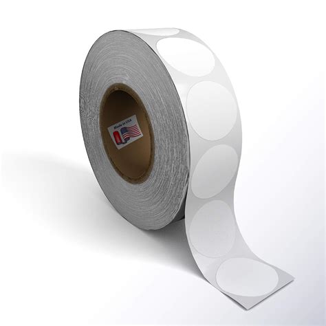 Buy Kenco Color Coding Circle Dot Sticker Labels on a roll (White, 2 ...