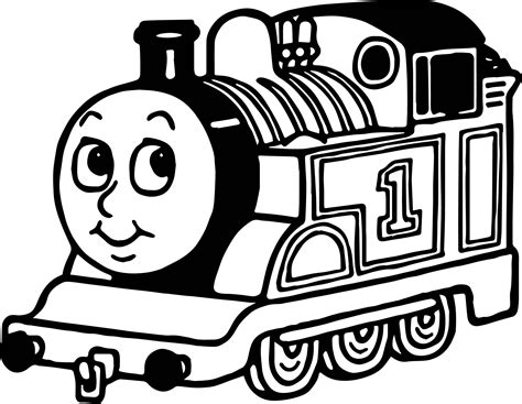 Cartoon Train Coloring Pages