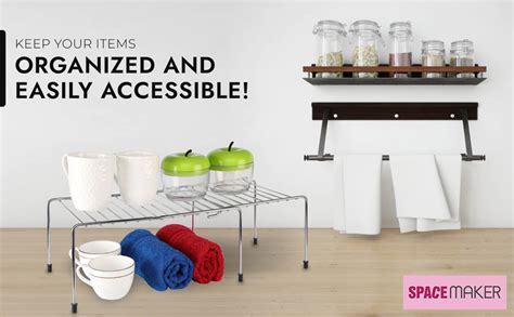 SPACEMAKER Stainless Steel Kitchen Dish Rack Single Expandable Storage ...