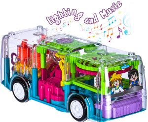 AR Jouiet Mansion Transparent Unbreakable Concept Bus Toy With 360 ...