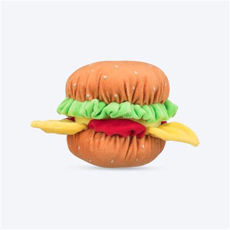 Trixie Burger With Sound Plush Dog Toy - Orange - 13 cm – Heads Up For ...