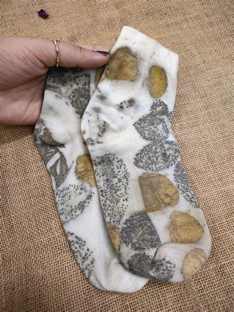 Canvas Ecoprinted Pure Cotton Socks – Kokikar