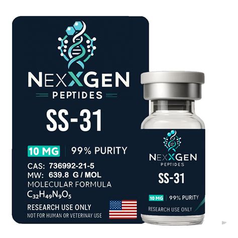 SS31-10mg (Research Use Only) – NexXGeN Peptides