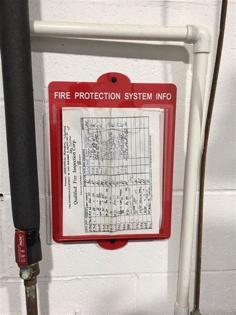 Buy Fire Systems/Alarm Documents Box - 14 x 11 Acrylic Fire Document ...
