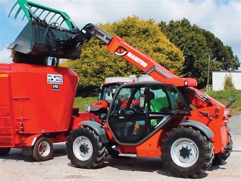 Image result for Manitou Cabless Telehandler Loader