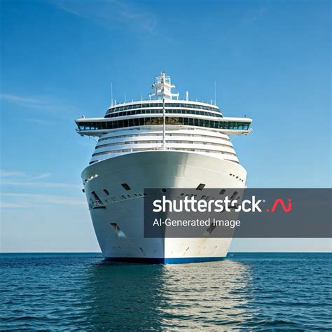 Modern Largest Cruise Ship Front View AI-generated image 2505015545 ...