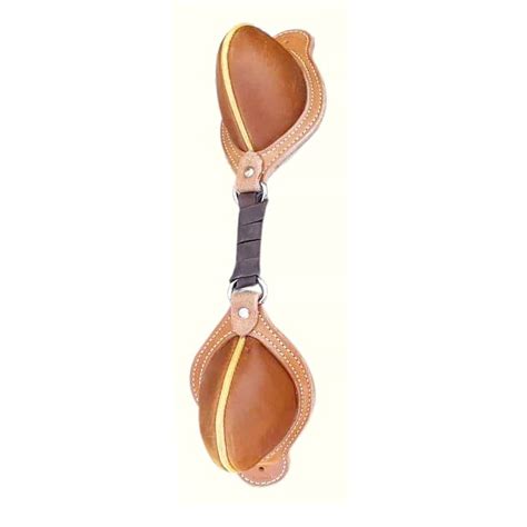 Western Saddle Natural Leather Softy Pair of Bucking Roll with Steel ...