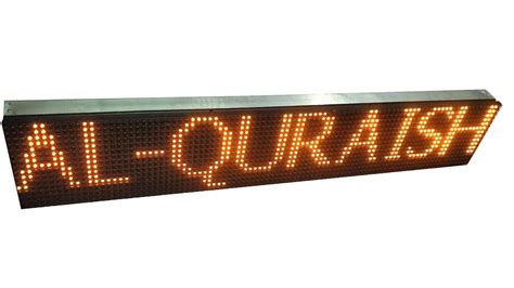 AL-QURAISH P10 Led Running/Scrolling Programable Text Message Display ...