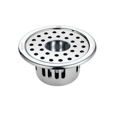 Round Floor Drain (4 inches) with Cockroach Trap & Hole - LIPKA | Lipka ...