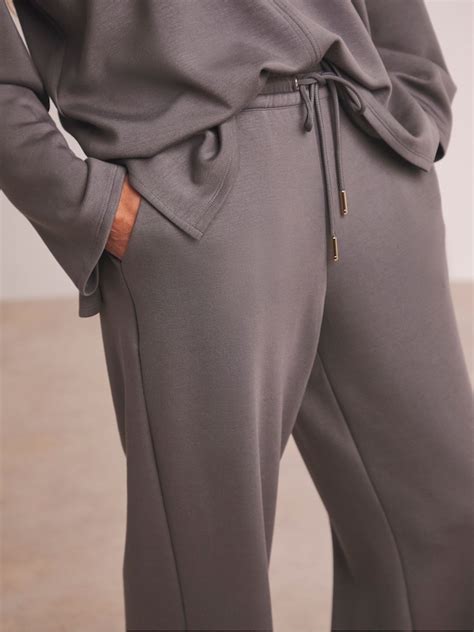 Buy Anthology By JD Williams Grey Premium Wide Leg Jogger from Next India