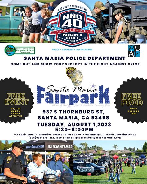 National Night Out 2023 - Santa Maria Fairpark - CHCCC
