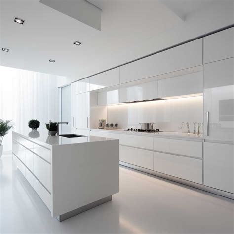 20+ Bright and Beautiful Modern White Kitchen Design Inspirations