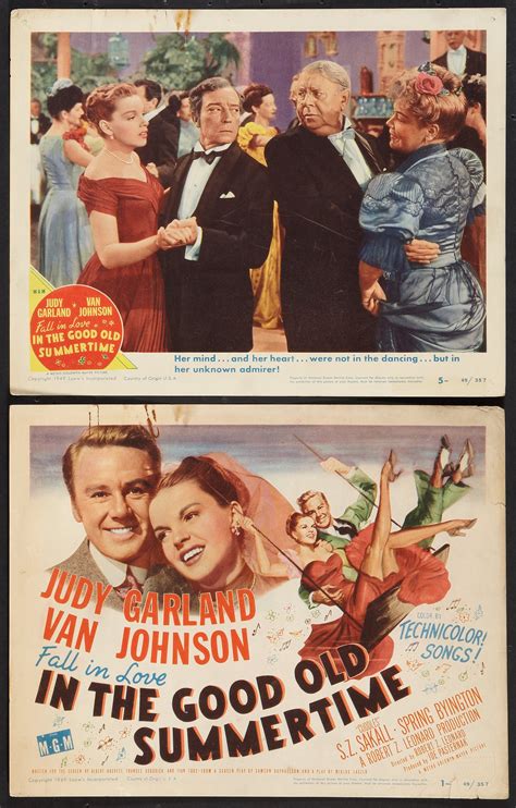 In the Good Old Summertime (MGM, 1949). Title Lobby Card and Lobby ...