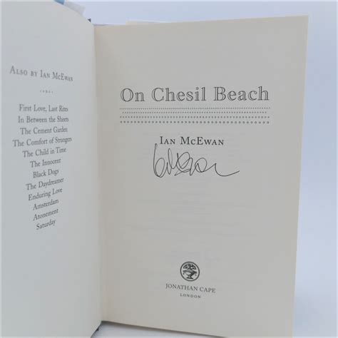 On Chesil Beach. Signed by the Author (2007) - Ulysses Rare Books