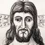 Jesus Christ - Drawing, ink pen on paper Drawing by Alessandro Nesci ...