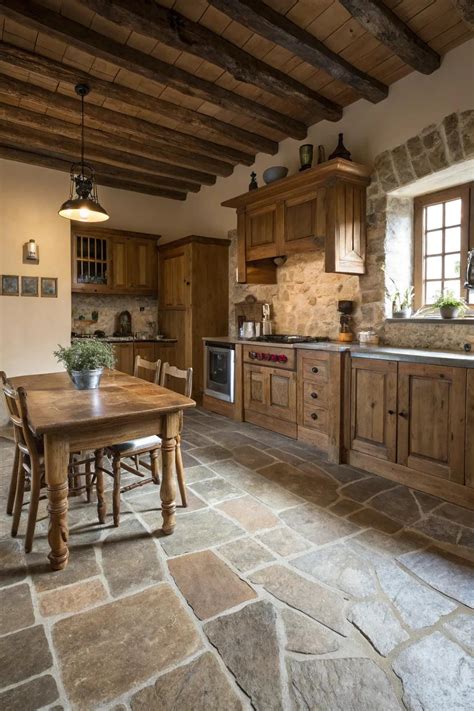 16+ Charming Rustic Farmhouse Flooring Ideas