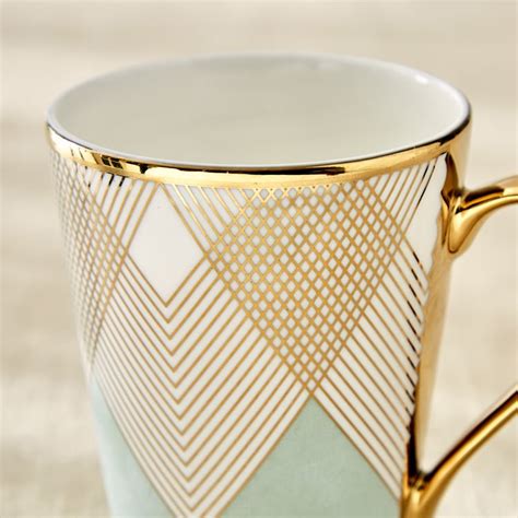 Buy Teresa Zeno Chevron Zing Bone China Printed Mug - 330ml from Home ...