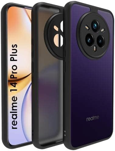RIGGEAR Shockproof Sleek Hybrid Armor Back Cover Case for Realme 14 Pro ...