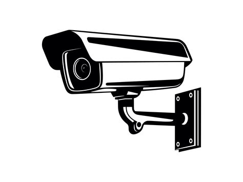 Buy Security Camera SVG - CCTV Surveillance Camera Printable Clip Art ...