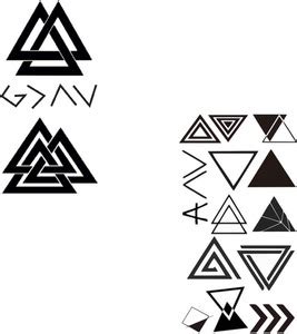 Ordershock Penrose Triangle Combo Tattoo Men and Women Waterproof ...
