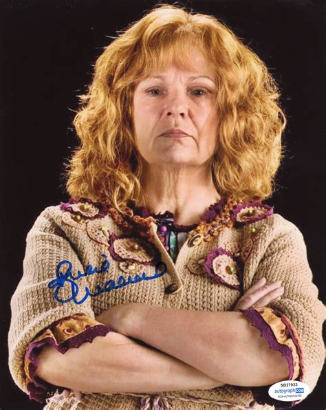 Julie Walters Harry Potter Signed Autograph 8x10 Photo ACOA | Outlaw ...