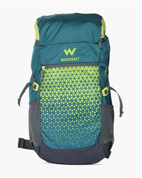 Buy Green Wildcraft Printed Backpack with Adjustable Shoulder Straps | AJIO