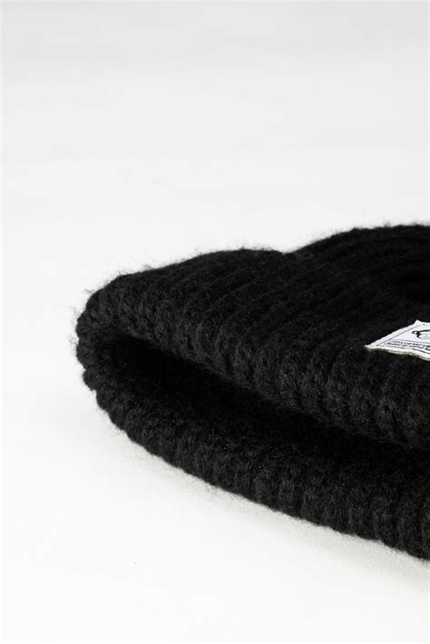 Buy Fisherman Beanie // Black Headwear Online – Urban Monkey®