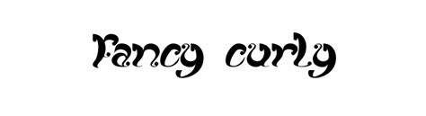 Image result for Fancy Curly Script Fonts