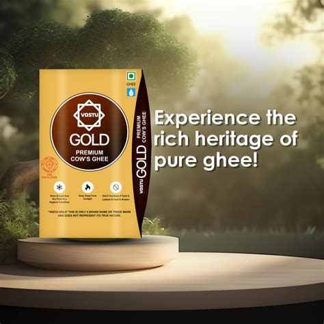 Vastu Cows Gold Ghee Tetra Pack(Pack of 1) – Shree Radhe Dairy Farm ...