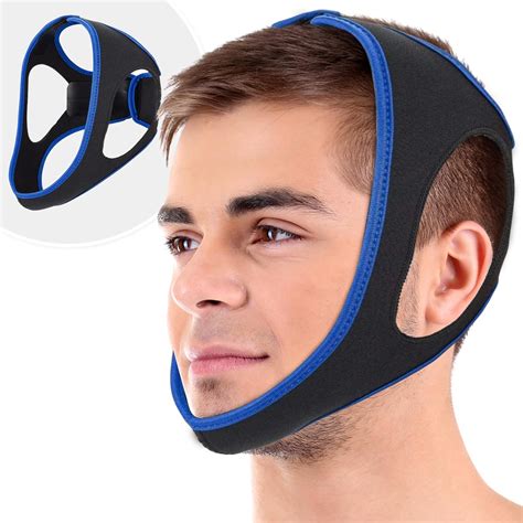 Amazon.com: Adjustable Anti Snore Chin Strap - Effective Snoring Solution - Breathable CPAP ...
