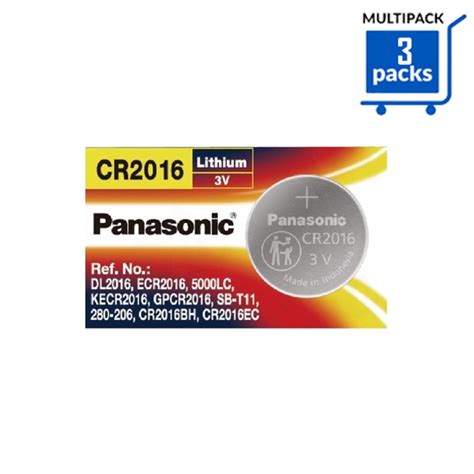Panasonic Lithium CR2016 Coin batteries - 3V | NTUC FairPrice