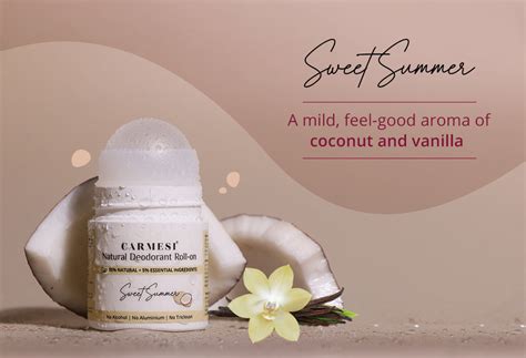 Carmesi Natural Deo Roll On & Underarm Deodorant