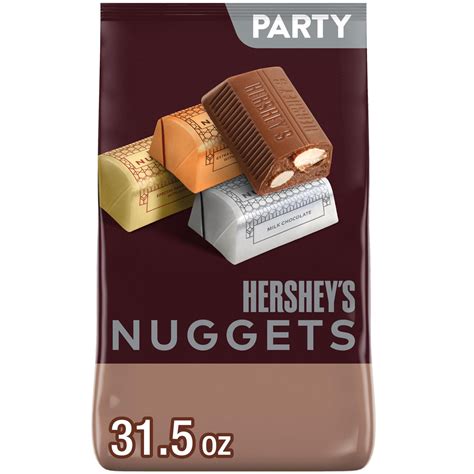 Hersheys Nuggets Assorted Chocolate Candy Party Pack, 31.5 Oz - Walmart ...