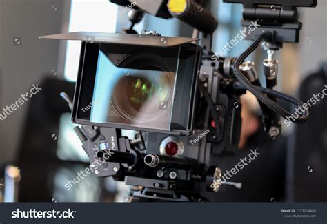 Professional Movie Camera Front View Stock Photo 1723214488 | Shutterstock