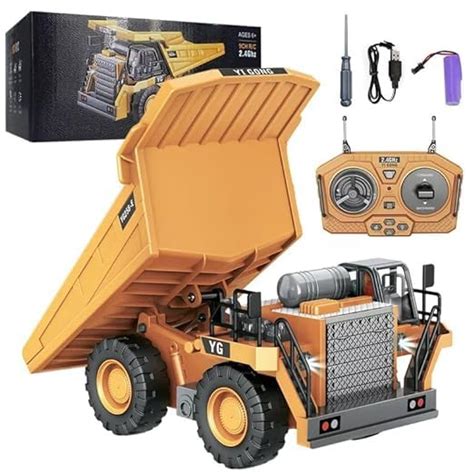 Jetra Rc Dumper Toy 1/24 Scales 9 Channel High Simulation Construction ...
