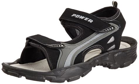 Power mens STRICKER Black Sandal - 8 UK(8616730) : Amazon.in: Fashion