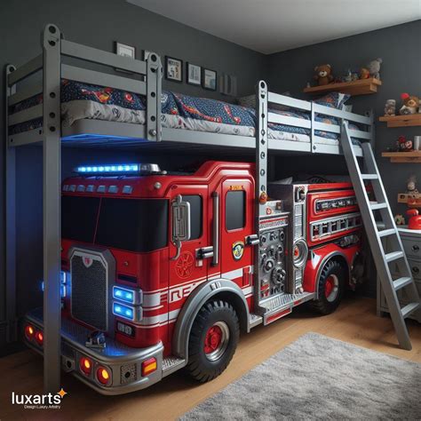 Childs Fire Truck Bed: Building a Sleep Haven with Playful Firefighter ...