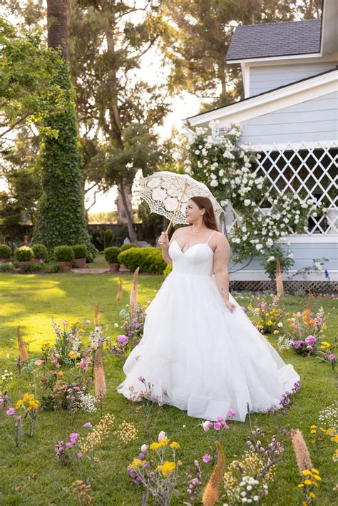 Contemporary Plus Size Ballgown Bridal Dress with Corset-Inspired Bodice