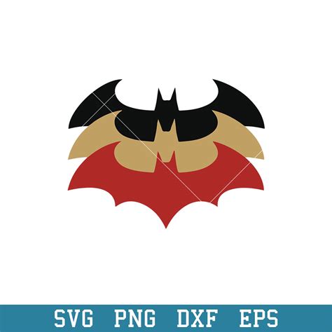 Batman San Francisco 49ers Logo Svg, San Francisco 49ers Svg | Inspire ...