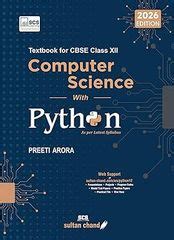 Computer Science With Python: Textbook For CBSE Class 12 (2025 - 26 ...