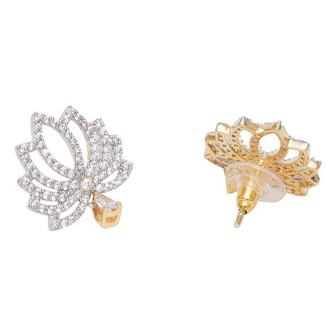 Sparkling Essentials Lotus Motif CZ Mangalsutra Set – VOYLLA