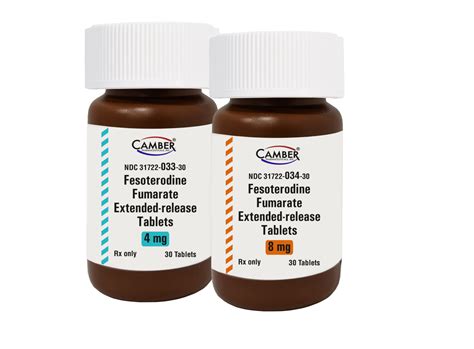 Camber Pharmaceuticals Launches Generic Toviaz® – Camber Pharmaceuticals