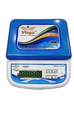Virgo Premium Digital Multi-Purpose Weighing Scale, white and blue ...